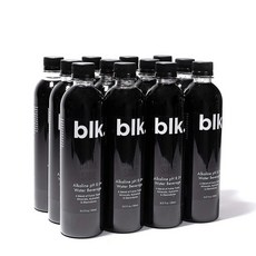 blk. Natural Mineral Alkaline pH 8+ Water 네츄럴 미네랄 알칼리수 pH 8+ 16.9oz(500ml), 12팩, 개, ml