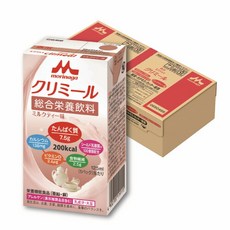 크리미르 모리나가 영양 보조 음료 엔조이 크리미르 밀크 티 맛 125ml×24개 높은 칼로리 에너지 クリミール 森永 栄養補助飲料 エンジョイクリミール ミルクティー味 125ml×24本, 24개, 125ml