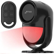 호환 CPVAN 홈 알람 시스템용 범용 원격 제어 적외선 알람 감지기 경보기 PIR 모션 Sensor-433MHz-Black 2 세대, [01] Set 1, 1.Set 1, 1개