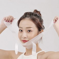 으뜸몰 실리콘 리프팅밴드 브이라인 얼굴 이중턱 얼굴윤곽 마사지 땡김이 볼살 기구 롤러 턱살 속살 라인 페이스 처진 압박 V밴드, 실리콘 리프팅밴드 3개