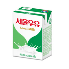 멸균우유 핫딜  서울우유 멸균 흰우유 200ml 48개 