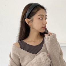 안나뮤즈 / 클래식 베스토 헤어밴드 가죽 머리띠 / 5color