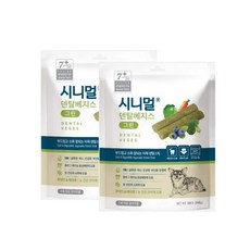 부드럽고 소화 잘되는 노령견 덴탈껌 시니멀 덴탈베지스, 2개, 140g