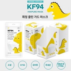 휘퓨어 클린가드 황사방역마스크 KF-94 소형, 75매