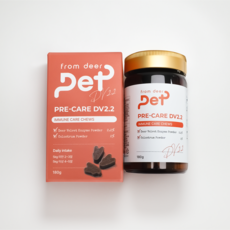 프롬디어펫 프리케어 강아지 면역 영양제 DV 2.2 180g, 면역/항산화, 1개, 오리고기맛