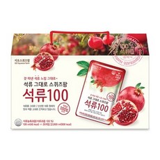 지오스퀴즈팜 킴스클럽 직접짠 석류 100% 20입, 1box, 100ml