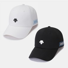 데상트 공용 뒷면 사이즈 조절 스위스 트라이애슬론 볼캡(야구모자) SO123CCP10, FREE, WHT