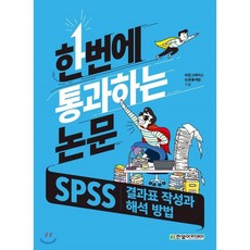 spss결과표작성과해석방법