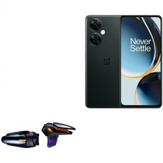 OnePlus Nord N30과 호환되는 박스웨이브 게이밍 기어 터치스크린 퀵트리거 자동 트리거 버튼 파이어 모바일 FPS 제트 블랙, OnePlus Nord N30과 호환되는 박스웨이브 게, 1개