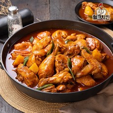 [헐크치킨] 100%국내산 닭볶음탕 밀키트 1+1+1 (총 3팩) 간편요리 냉장닭, 3개, 650g