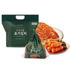 신세계푸드 L피코크 조선호텔 포기김치4kg+총각김치1.5kg