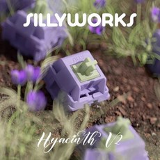 히야신스V2 히아신스 기계식키보드 스위치 Sillyworks 선형 45g 작동 MX 사용 V2