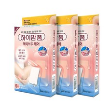 중외제약 하이맘폼 액티브케어 중형 5매입 x 3박스 드레싱밴드, 3개