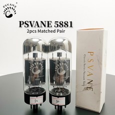 5881 PSVANE 5881 진공관 하이파이 오디오 밸브 전자 튜브 앰프 키트 DIY 매칭 쿼드 5881A 350C 6L6GC 6P3P, 2pcs Matched Pair, 02 2pcs Matched Pr