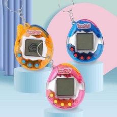 다마고치 게임기 레트로게임 보드게임 다마고치키링, 마카롱 그린