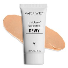 Wet n wild 포토포커스 듀이 페이스 프라이머 틸 프라임 듀 어스 파트 25mL(0.84온스), 1개