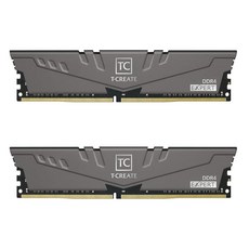 TEAMGROUP T 크리에이트 엑스퍼트 오버로킹 10L DDR4 32GB 키트 (2 x 16GB) 3200MHz (PC4 25600) CL16 데스크톱 메모리 모듈 램 (TTCE - exputt