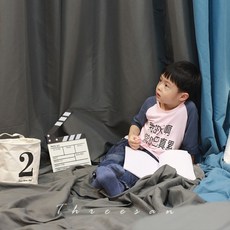스튜디오 대형 커튼 가림막 유튜브 BJ 아프리카 사진 영상 촬영 소품 배경 커튼 백그라운드 레이아웃, 진한 회색 2x3 미터 6 조각의 손톱 용 클립