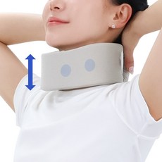 일감생활 프리미엄 인체공학 4D 메모리폼 목보호대, 1개 1개