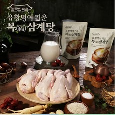 민속촌삼계탕 한국민속촌 삼계탕 1kg * 8팩, 8개