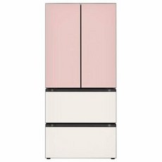  LG전자 오브제컬렉션 김치냉장고 스탠드형 Z493GPB151S (491L.글라스.핑크.베이지.1등급), 단품없음 