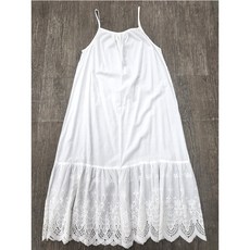 아사면원피스속치마