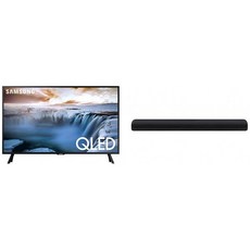 Samsung Flat 32" QLED 4K 32Q50 시리즈 Smart TV(삼성 HW-S60T 4.0ch 올인원 사운드바(2020), 단일옵션, 단일옵션