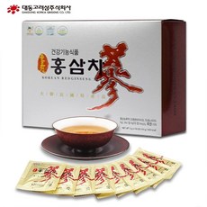 [대동고려삼] 홍삼차 (과립형) 국내산 홍삼농축액 명절부모님선물추천 면연력개선 피로개선 한방차, 1개, 50개입, 3g