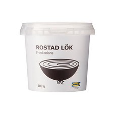 이케아 양파후레이크 양파튀김 어니언튀김 크리스피어니언, 3개, 100mg