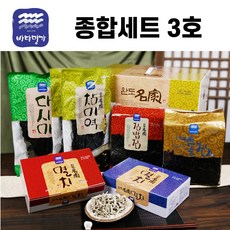 완도특산 프리미엄 김 미역 멸치 종합선물세트, 3호