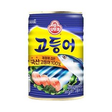 오뚜기 소문난 오뚜기고등어(캔) 400G 분식 말모말모 요리레시피, 2개