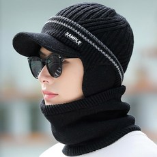 데이즈원 남성 남자 겨울 모자 털모자 방한 귀달이 귀도리 비니 넥워머 모자