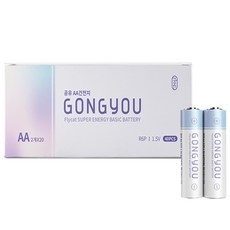 아침과저녁 공유 망간 AA건전지 40개입, 1개