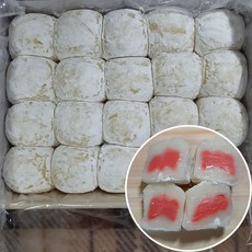 딸기 모찌 1.2kg (60gx20개) 과일 아이스 모찌떡 찹쌀떡 크림떡, 딸기 1.2kg