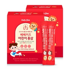 데일리원 베베키즈 어린이 홍삼 15g 30포, 2개, 450g