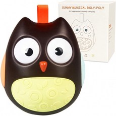 Sunay Roly Poly Baby Toys 3-6개월 및 6-12개월 발달 Tummy Time Toys - Baby Musical Toys Built- Gift Packed Tumbler Wub, 단일옵션