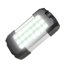 테크진 LED 충전식 휴대용 캠핑랜턴 10400mAh, 블랙, 1개