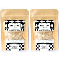 키오스 매스틱 검 알갱이 미디움 사이즈 40(20+20)g Chios Mastiha Tears Gum Greek 100% Natural Mastic Packs From Growers (20gr Medium Tears), 1set