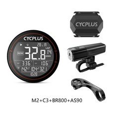  자전거네비게이션자전거 네비 CYCPLUSM2 사이클링 바이크 액세서리 GPS 컴퓨터 무선 ANT 블루투스 방수 속도계 Garmin Wahoo XOSS, M2 C3 BR800 S90 