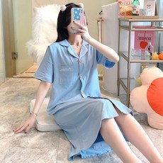 임산부 잠옷 임부잠옷 수유잠옷 임산부잠옷 수유복 홈웨어 플러스 사이즈 여름 출산 간호