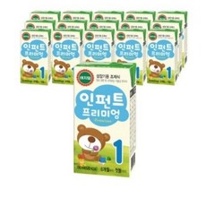 베지밀 인펀트 프리미엄 1단계 콩유아식 190ml, 48개