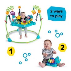 키즈 투 재팬(Kids II Japan) Baby Einstein 베이비 아인슈타인 큐리오 시티 코브 2-in-2 액티비티 점퍼 (1, 1개, 한개옵션0