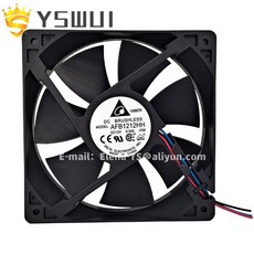 제이에스로디 델타 전용 0 5A 측정 속도 AFB1212HH 12025 12V F00 120mm쿨링팬, 3600 선풍기+1망+나사