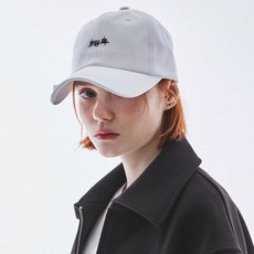 슬리피슬립 [unisex]#1 SATIN WHITE BALL CAP - 슬리피슬립모자