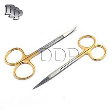 DDP 2 IRIS SCISSORS TUNGSTEN CARBIDE STRAIGHT & CURVED 4.5 DE/8745826, 상세내용참조