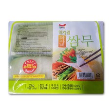 SB/2/일가집 와사비쌈무 2kg/절임무/반찬, 단일상품