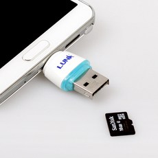 하이디 스마트 OTG 리더기, 화이트, 5핀