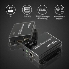 [해외] KVM 익스텐더 CAT5E6 키보드 및 마우스로 고 60M HDMI IR 익스텐더 RU IML AU 미국 영국 해외 창고 제공, 상세내용표시, 상세내용표시
