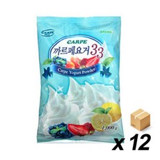 까르페 요거33 1Kg 12개(BOX), 1개입, 12개