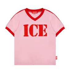 아이스비스킷 ICEBISCUIT 아이스칼럭 브이넥티셔츠 IB32TR636_PK 593880